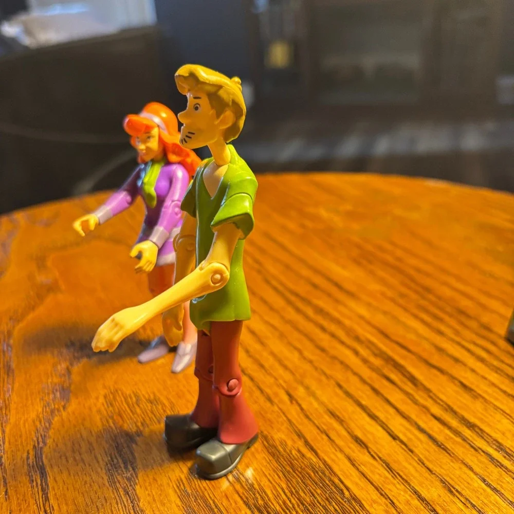 Scooby-Doo Shaggy and Daphne Articulated Action Figure Set Hanna-Barbera Toy Lot
